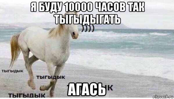 я буду 10000 часов так тыгыдыгать агась, Мем   Тыгыдык