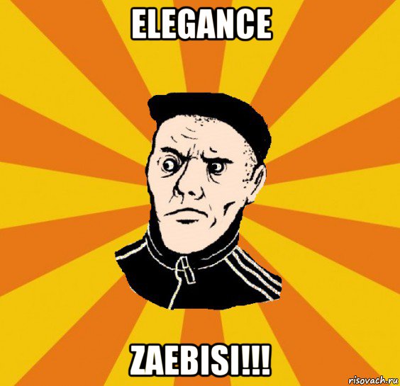 elegance zaebisi!!!, Мем Типовий Титушка