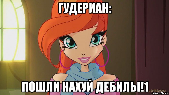 гудериан: пошли нахуй дебилы!1