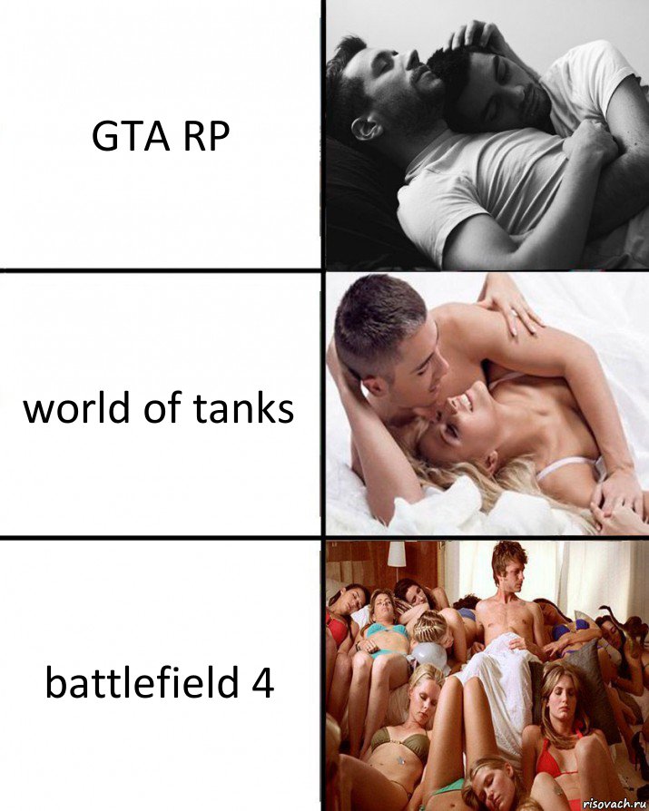 GTA RP world of tanks battlefield 4, Комикс  Выбор