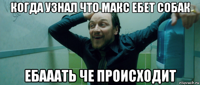 когда узнал что макс ебет собак ебааать че происходит, Мем  Что происходит