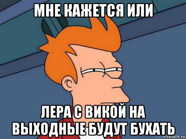 мне кажется или лера с викой на выходные будут бухать, Мем  Фрай (мне кажется или)