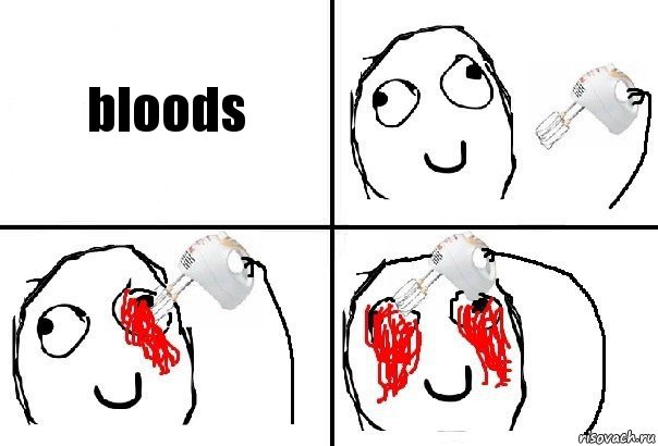 bloods, Комикс  глаза миксер