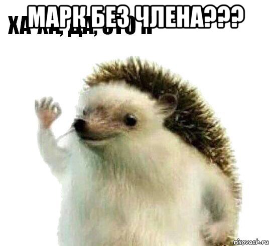 марк без члена??? , Мем Ха-ха да это я