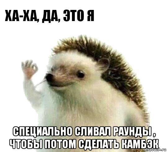  специально сливал раунды , чтобы потом сделать камбэк, Мем Ха-ха да это я