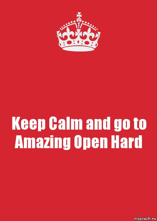 Keep Calm and go to Amazing Open Hard, Комикс Keep Calm 3