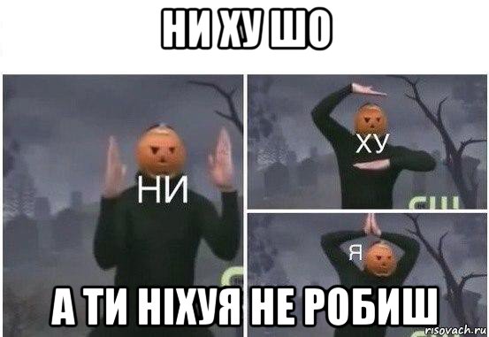 ни ху шо а ти ніхуя не робиш, Мем  Ни ху Я