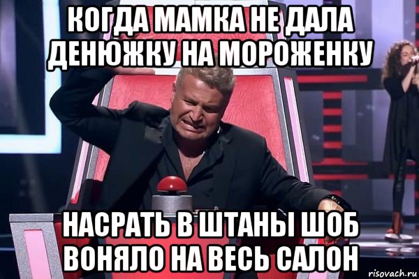 когда мамка не дала денюжку на мороженку насрать в штаны шоб воняло на весь салон, Мем   Отчаянный Агутин