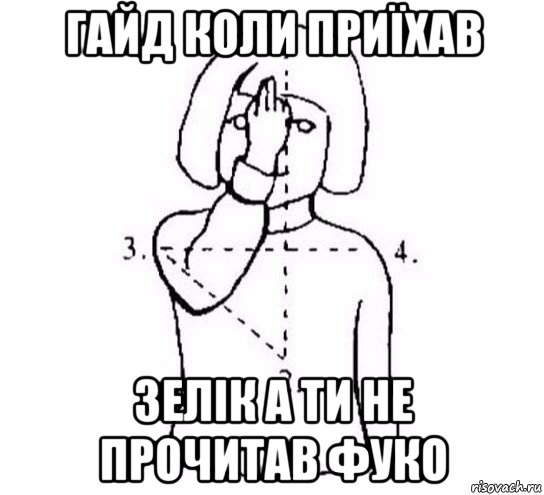 гайд коли приїхав зелік а ти не прочитав фуко, Мем  Перекреститься