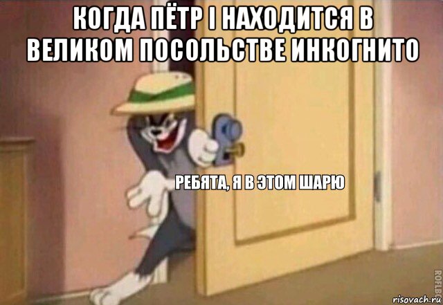 когда пётр i находится в великом посольстве инкогнито , Мем    Ребята я в этом шарю