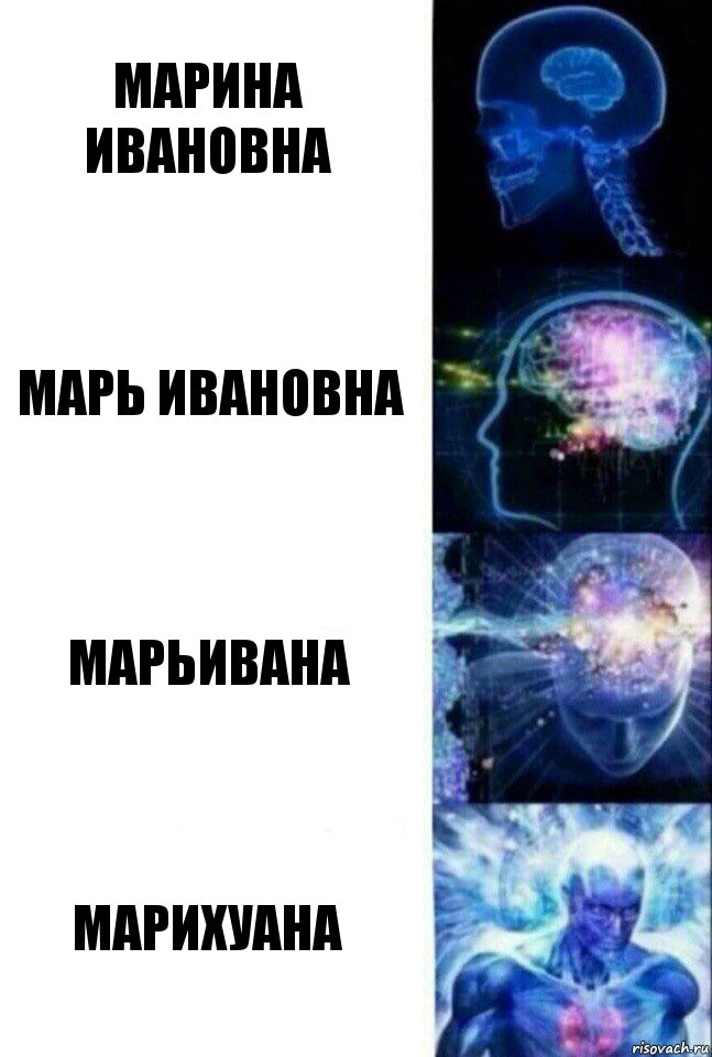 Марина Ивановна Марь Ивановна МарьИвана Марихуана, Комикс  Сверхразум