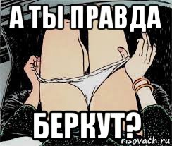 а ты правда беркут?