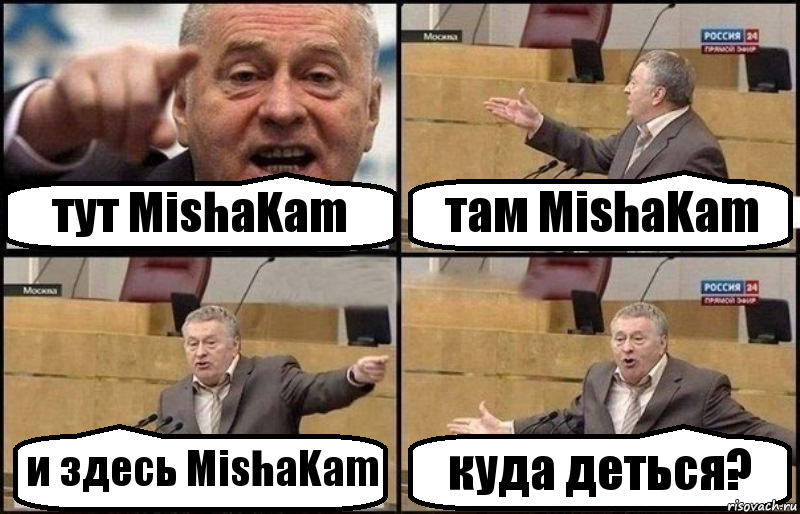 тут MishaKam там MishaKam и здесь MishaKam куда деться?, Комикс Жириновский