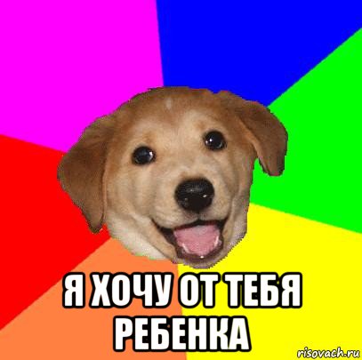  я хочу от тебя ребенка, Мем Advice Dog