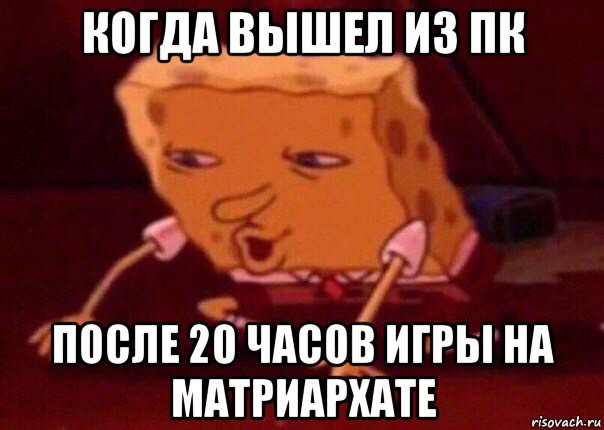 когда вышел из пк после 20 часов игры на матриархате, Мем    Bettingmemes