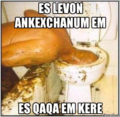 es levon ankexchanum em es qaqa em kere, Мем Дайвер