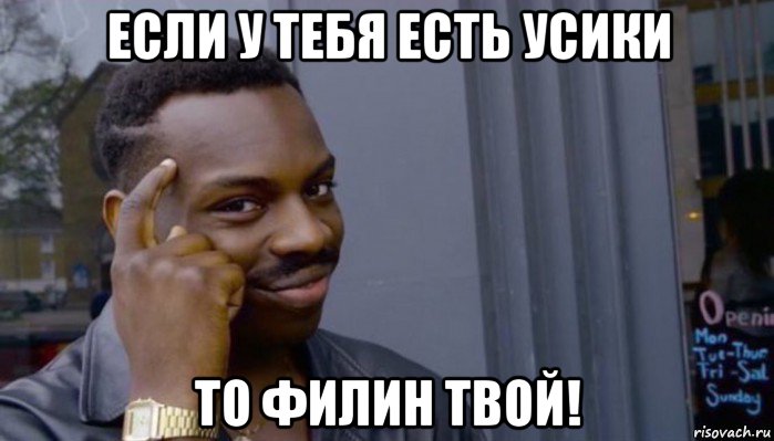 если у тебя есть усики то филин твой!, Мем Не делай не будет