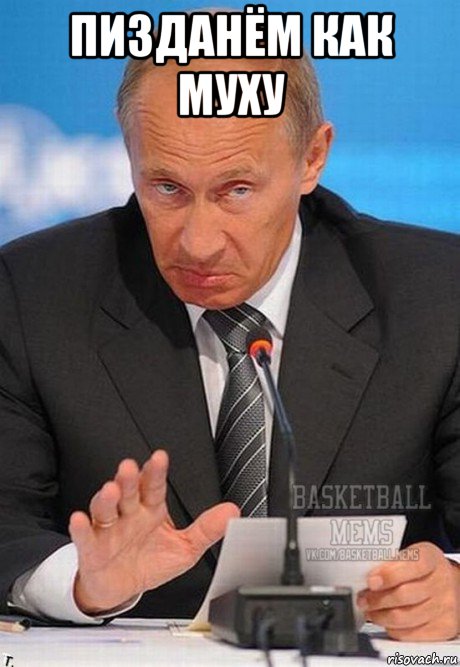 пизданём как муху , Мем Путин 2 Basketball Mems