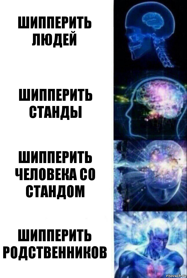 Шипперить людей Шипперить станды Шипперить человека со стандом Шипперить родственников, Комикс  Сверхразум