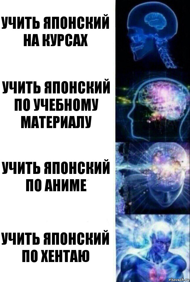 Учить японский на курсах Учить японский по учебному материалу Учить японский по аниме Учить японский по хентаю, Комикс  Сверхразум