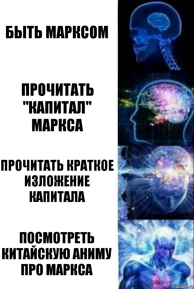 быть Марксом прочитать "капитал" Маркса прочитать краткое изложение капитала посмотреть китайскую аниму про маркса, Комикс  Сверхразум