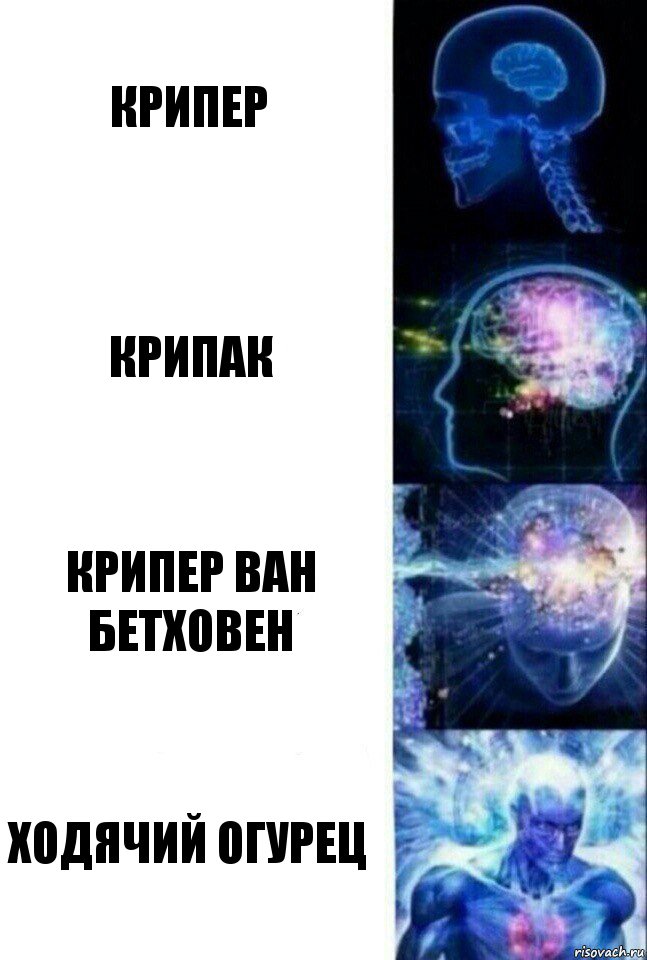 Крипер Крипак Крипер Ван Бетховен Ходячий огурец, Комикс  Сверхразум