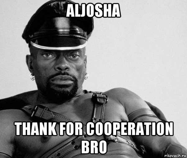 aljosha thank for cooperation bro