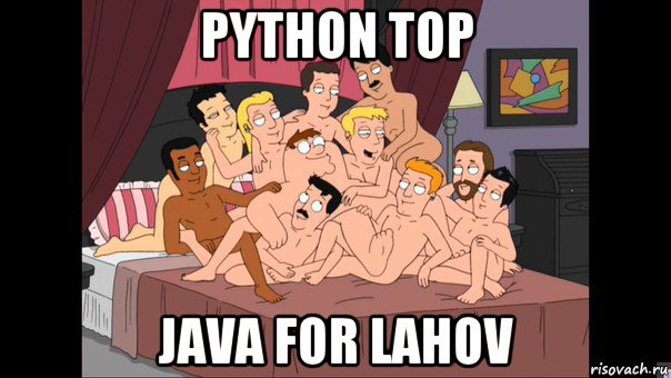 python top java for lahov