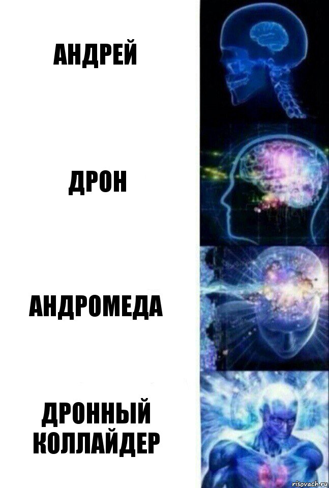 Андрей Дрон Андромеда Дронный коллайдер, Комикс  Сверхразум