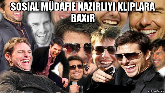 sosial müdafie nazirliyi kliplara baxır 