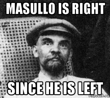 masullo is right since he is left, Мем   Ленин удивлен