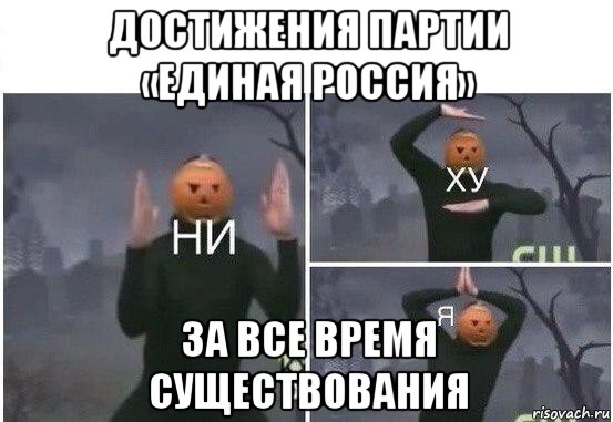 достижения партии «единая россия» за все время существования, Мем  Ни ху Я