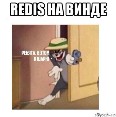 redis на винде , Мем Ребята я в этом шарю