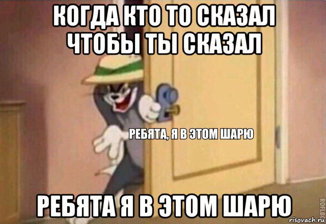 когда кто то сказал чтобы ты сказал ребята я в этом шарю, Мем    Ребята я в этом шарю