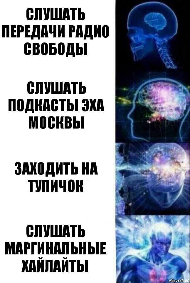 слушать передачи радио свободы слушать подкасты эха москвы заходить на тупичок слушать маргинальные хайлайты, Комикс  Сверхразум