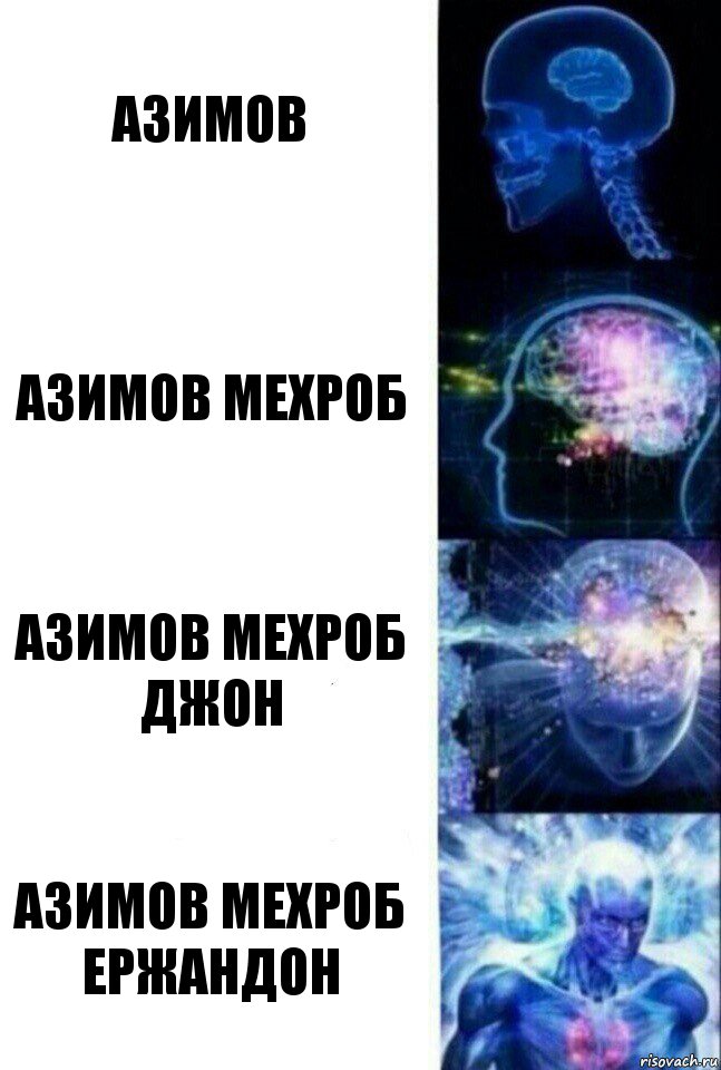 Азимов АЗимов мехроб Азимов мехроб джон Азимов мехроб Ержандон, Комикс  Сверхразум