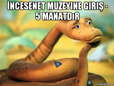 İncesenet muzeyine giriş - 5 manatdır 