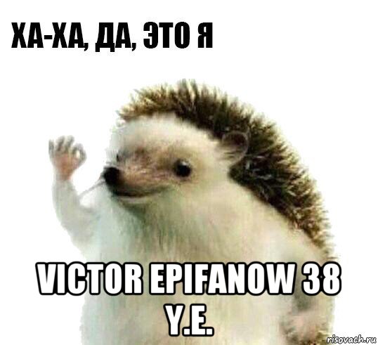  victor epifanow 38 y.e., Мем Ха-ха да это я