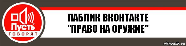 паблик вконтакте
"право на оружие"