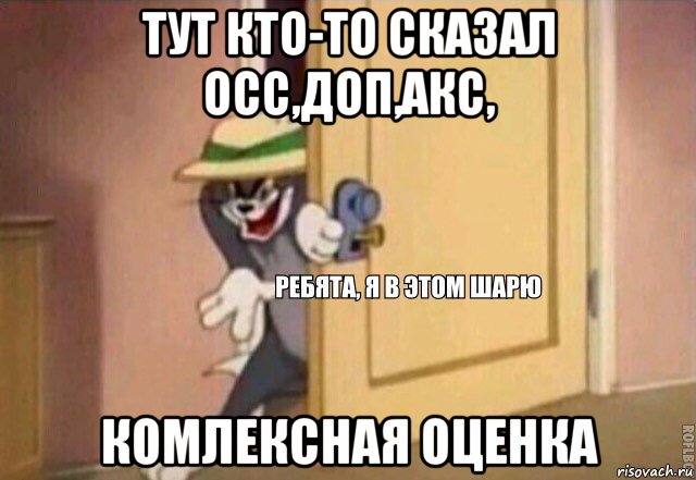 тут кто-то сказал осс,доп,акс, комлексная оценка, Мем    Ребята я в этом шарю