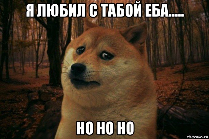 я любил с табой еба..... но но но