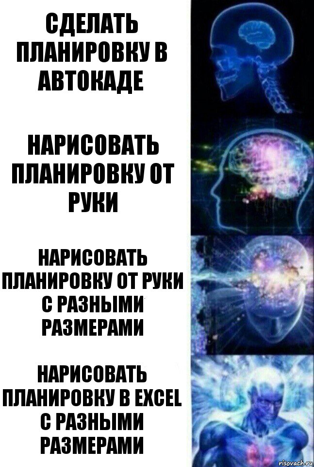 Сделать планировку в автокаде Нарисовать планировку от руки Нарисовать планировку от руки с разными размерами Нарисовать планировку в Excel с разными размерами, Комикс  Сверхразум