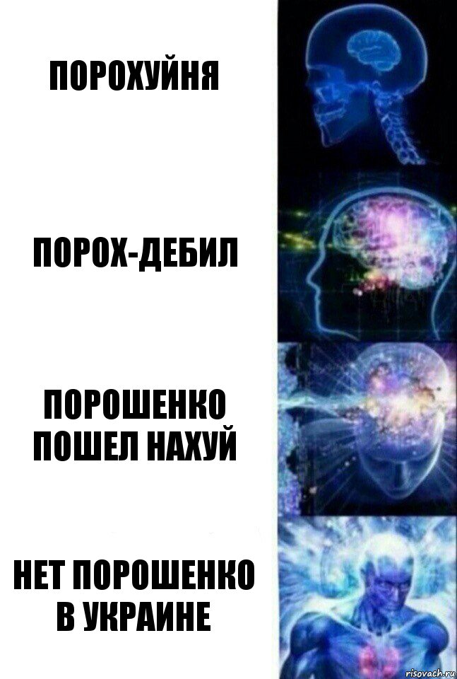 порохуйня порох-дебил порошенко пошел нахуй нет порошенко в украине, Комикс  Сверхразум