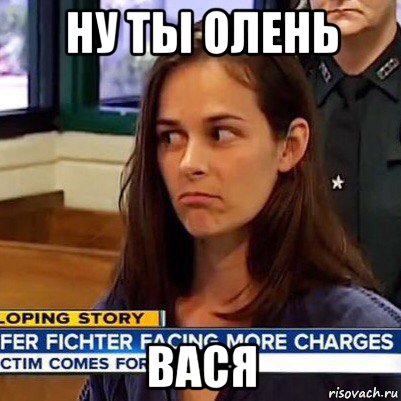 ну ты олень вася, Мем   Фихтер