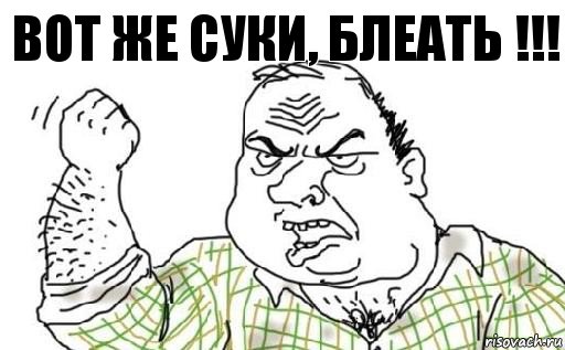 ВОТ ЖЕ СУКИ, БЛЕАТЬ !!!