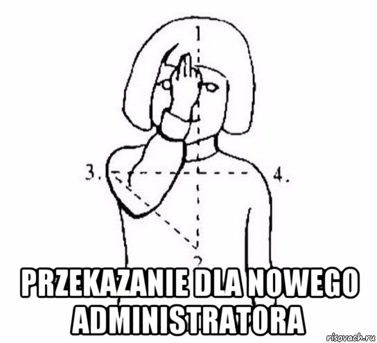  przekazanie dla nowego administratora