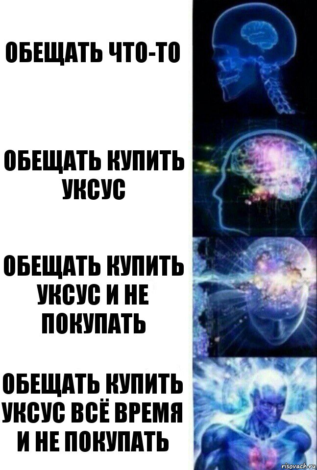 обещать что-то обещать купить уксус обещать купить уксус и не покупать обещать купить уксус всё время и не покупать, Комикс  Сверхразум