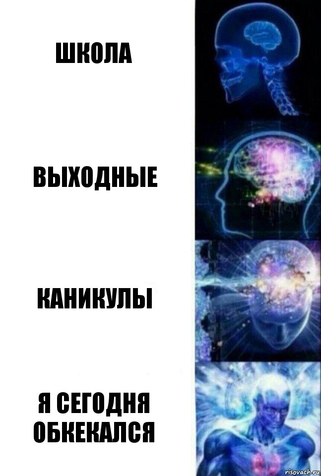 Школа Выходные Каникулы Я Сегодня обкекался, Комикс  Сверхразум