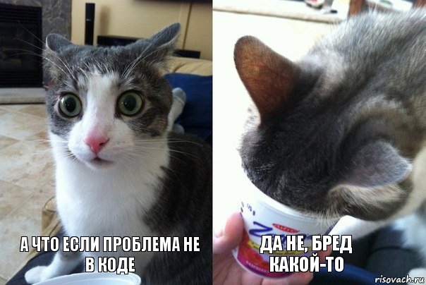 А что если проблема не в коде да не, бред какой-то, Комикс  Да не бред-какой-то (2 зоны)