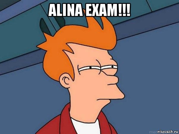 alina exam!!! , Мем  Фрай (мне кажется или)